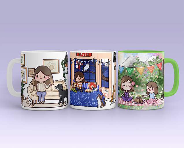 3 mugs à offrir — pour Marine